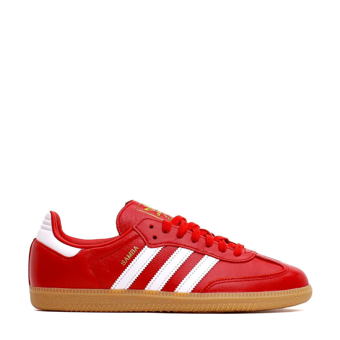 Adidas Men Samba OG Better Scarlet White JR0881 Party Glow Mesh Cool