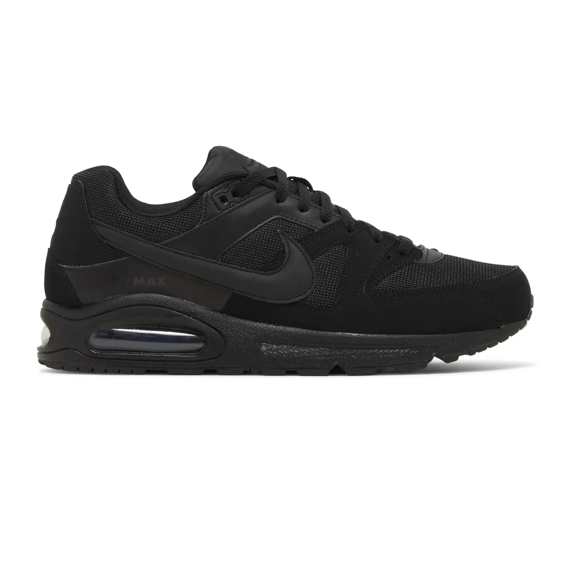 Nike Air Max Command 'Triple Black' Bold Neon Durable Build Trail Running