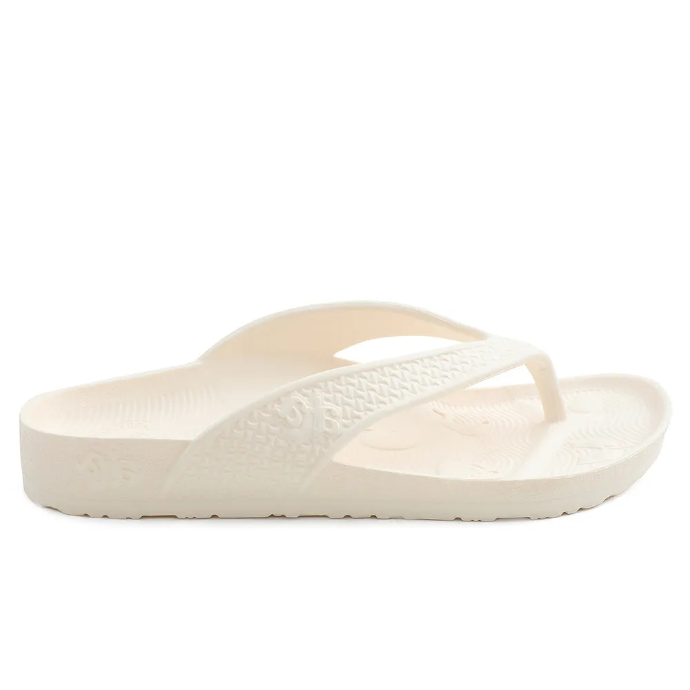 Matte Base A-HA Beige Casual Slipper For Men HAPPI-ME By Liberty