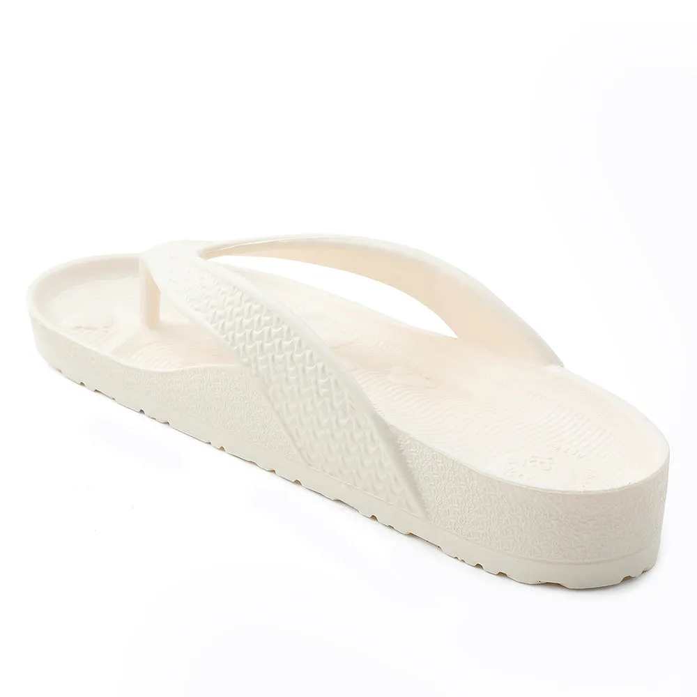 One Color A-HA Beige Casual Slipper For Men HAPPI-ME By Liberty