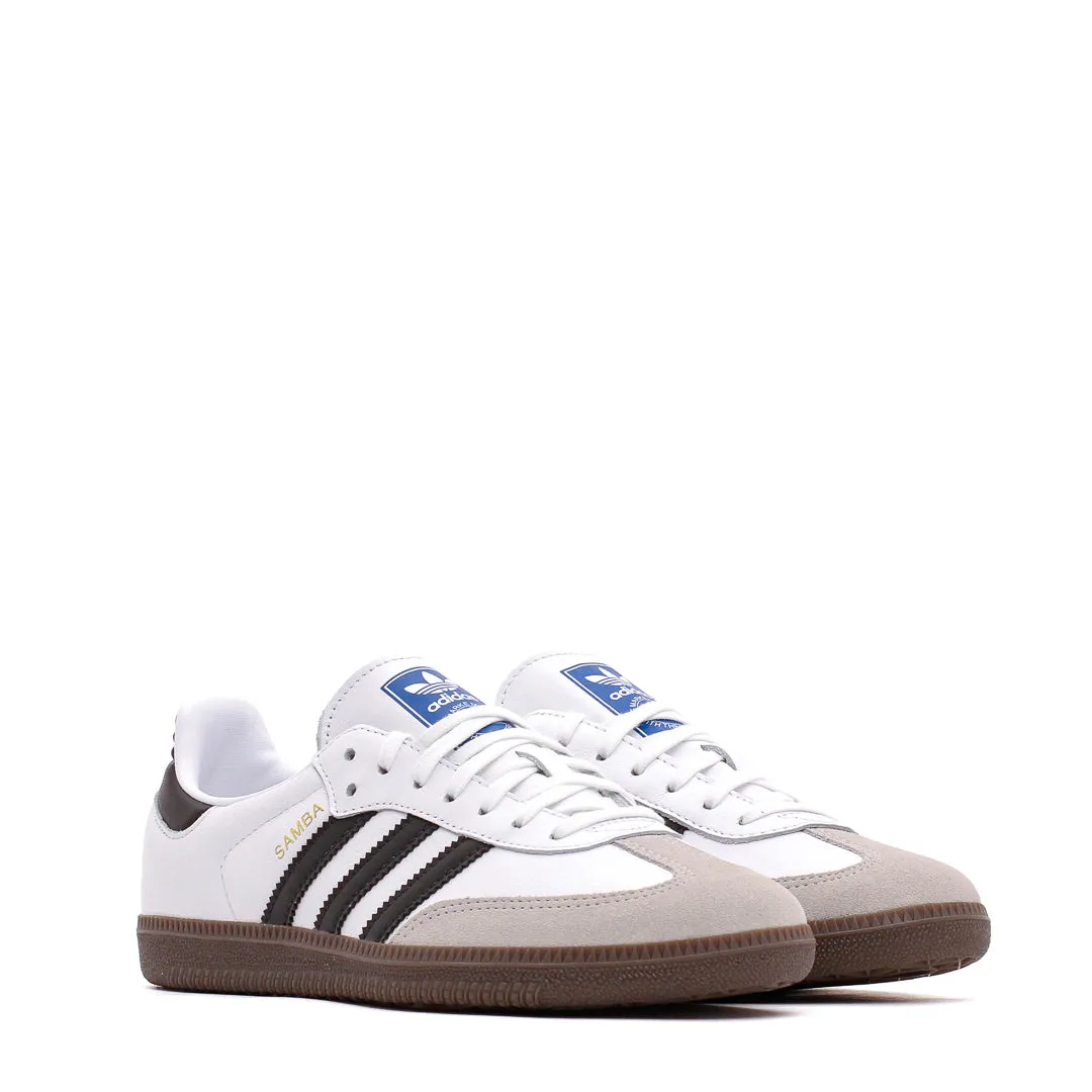 Dark Edge Smooth Soles Adidas Originals Junior Samba OG White Core IE3675
