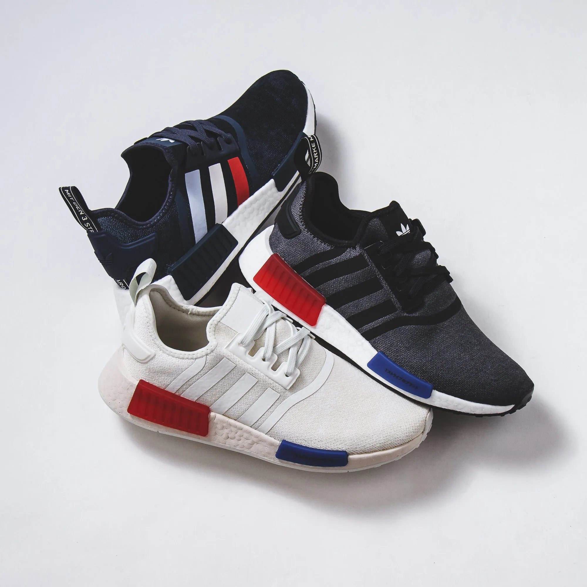 Adidas Originals Men NMD R1 Boost White HQ4451 Skin Soft