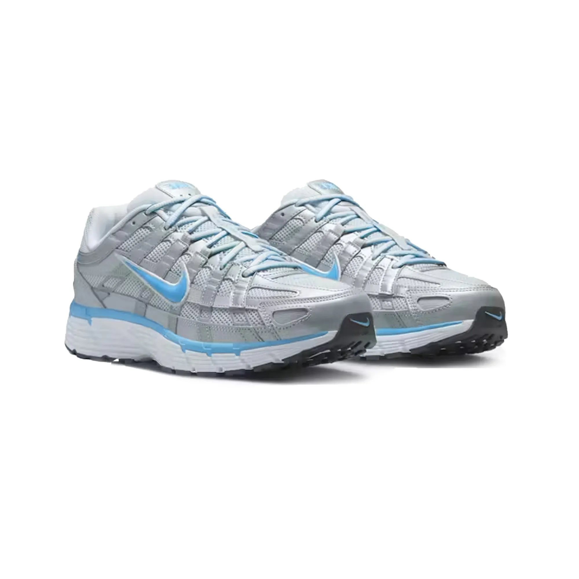 Nike P-6000 'Metallic Platinum Pure Platinum Metallic Silver University Blue' (2025) warm glow Color Pop