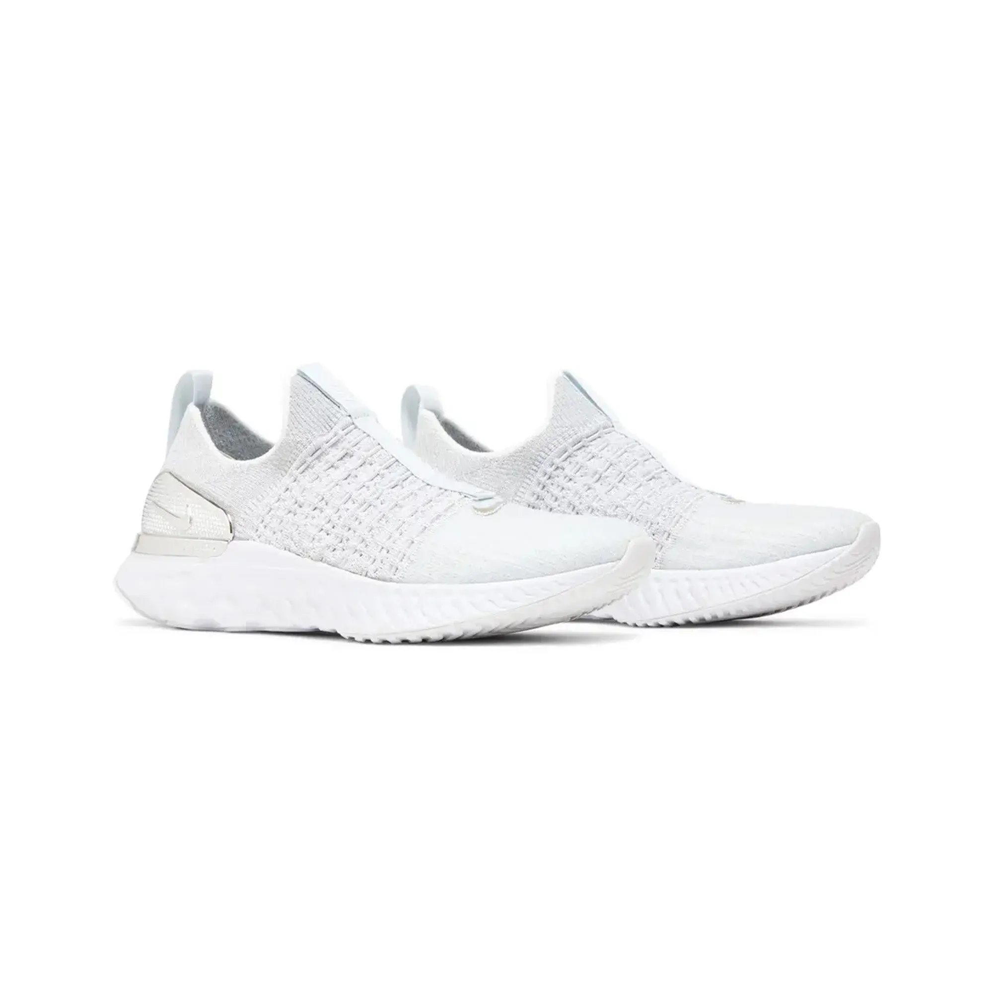 Nike React Phantom Run Flyknit Premium 'Pure Platinum White' W (2020) Durable Build Airport Travel