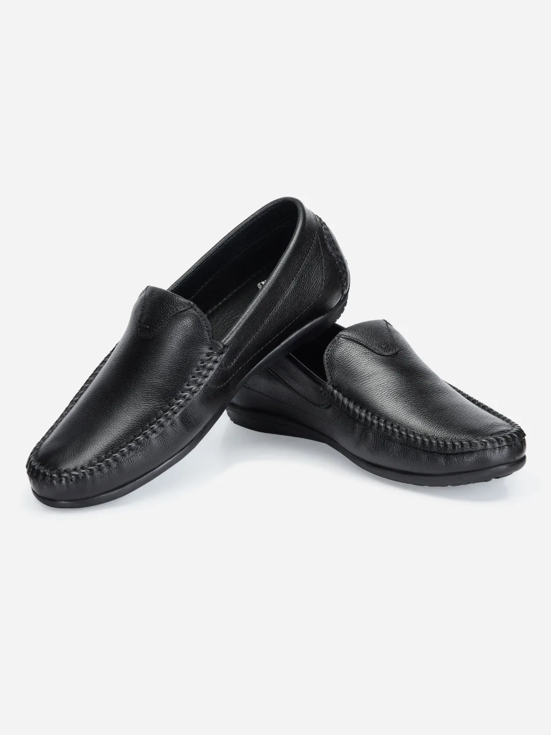 Rock Path Ultra Light Airport Travel Men's Black Comfort Fit Loafer (ID1096)