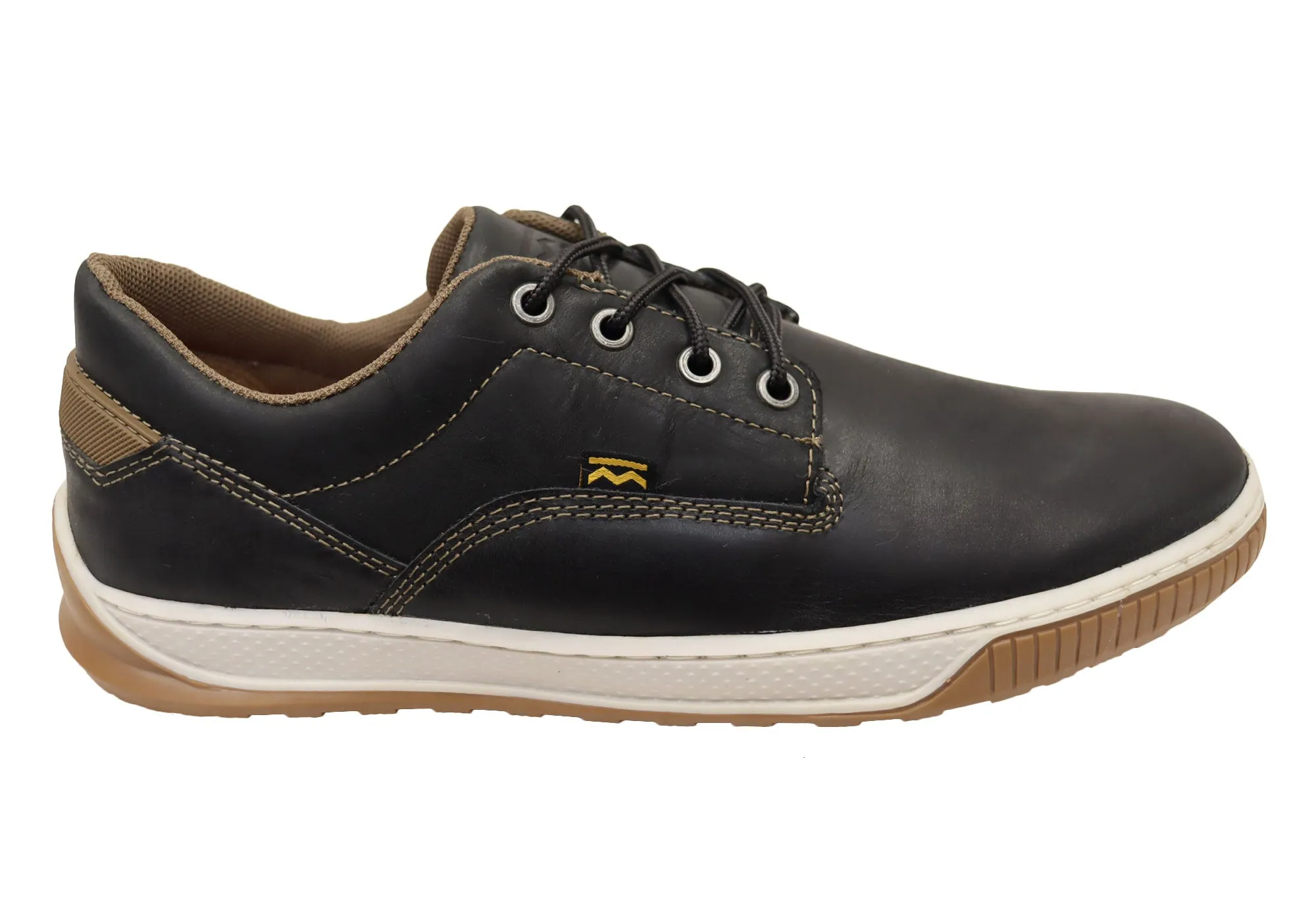 Dynamic Style Adventure Gear Bradok Vernon Low Mens Comfortable Leather Casual Shoes Made In Brazil