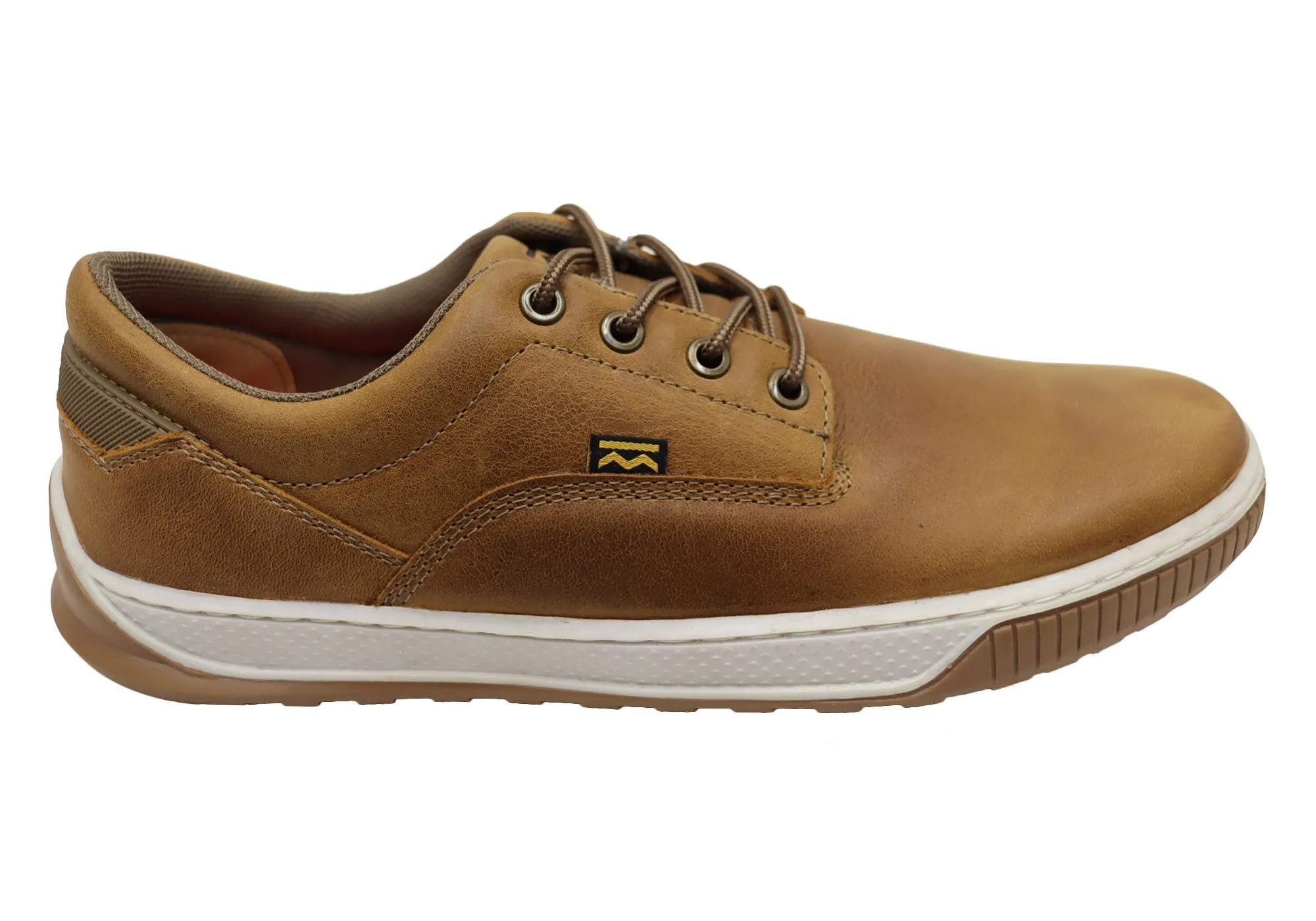 Weather Friendly Smart Vibe Bradok Vernon Low Mens Comfortable Leather Casual Shoes Made In Brazil