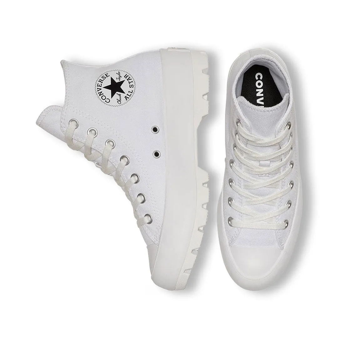 Converse - Women's Chuck Taylor All Star Lugged High Top Shoes (565902C) White Clean Form Ease