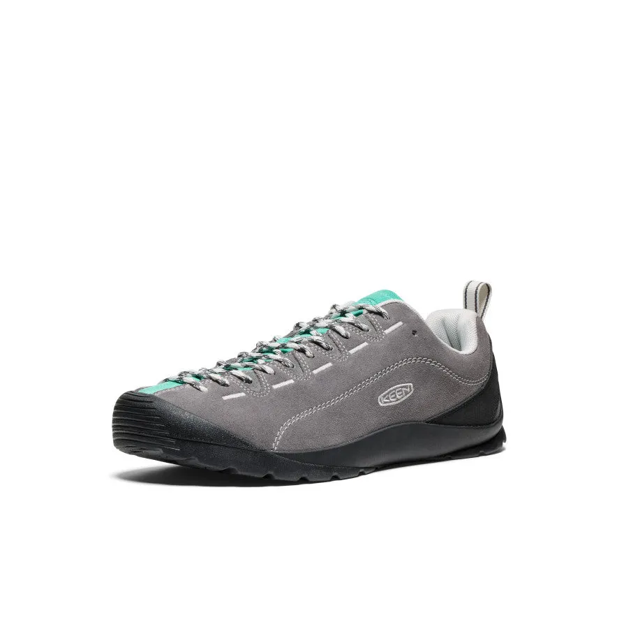 Men's Jasper Sneaker  |  Steel Grey/Bright Aqua Breathable Knit Uppers Ultra Cushioned Midsole
