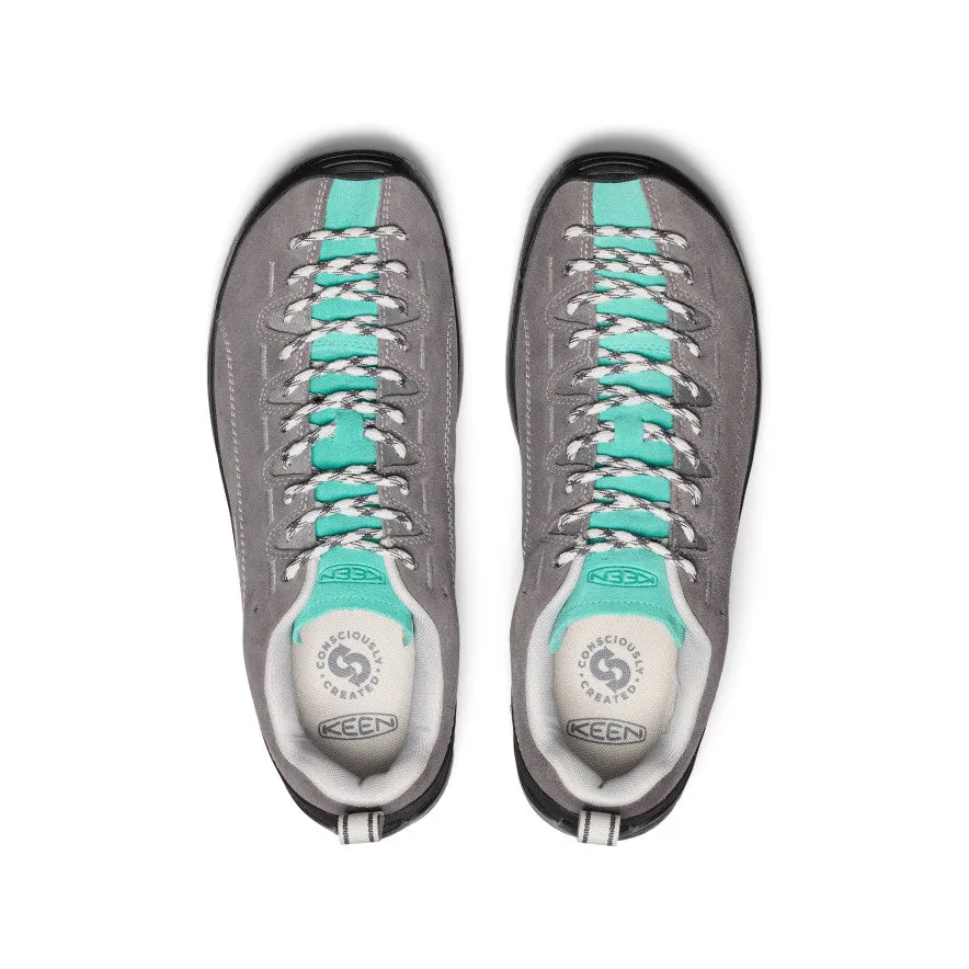 Men's Jasper Sneaker  |  Steel Grey/Bright Aqua Neutral design Wide Toe Box Design