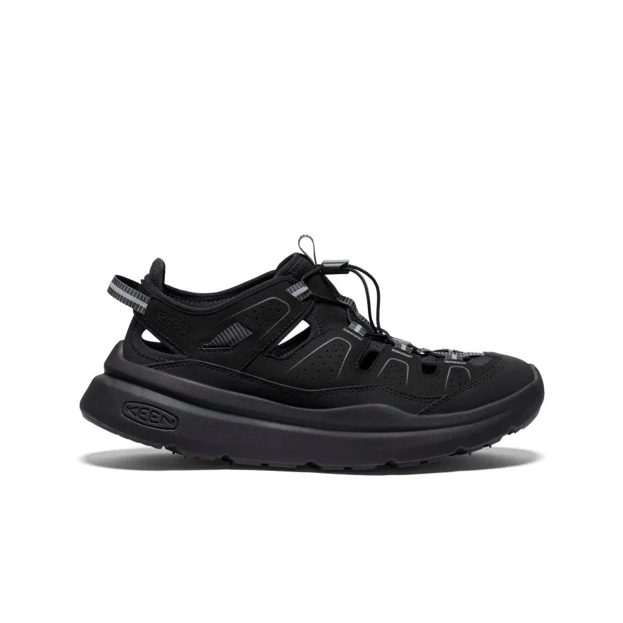 Compact Frame Wild Edge Men's WK450 Walking Sandal  |  Black/Black