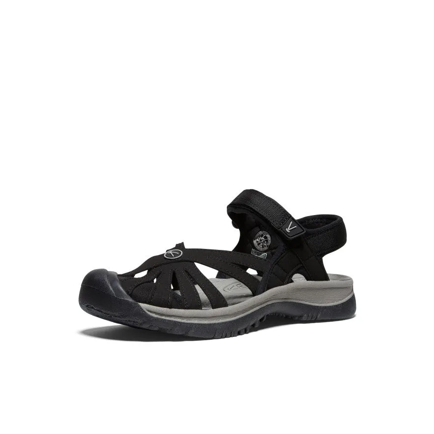 Women's Rose Sandal  |  Black/Neutral Gray Lightweight Outsole Superior Durability