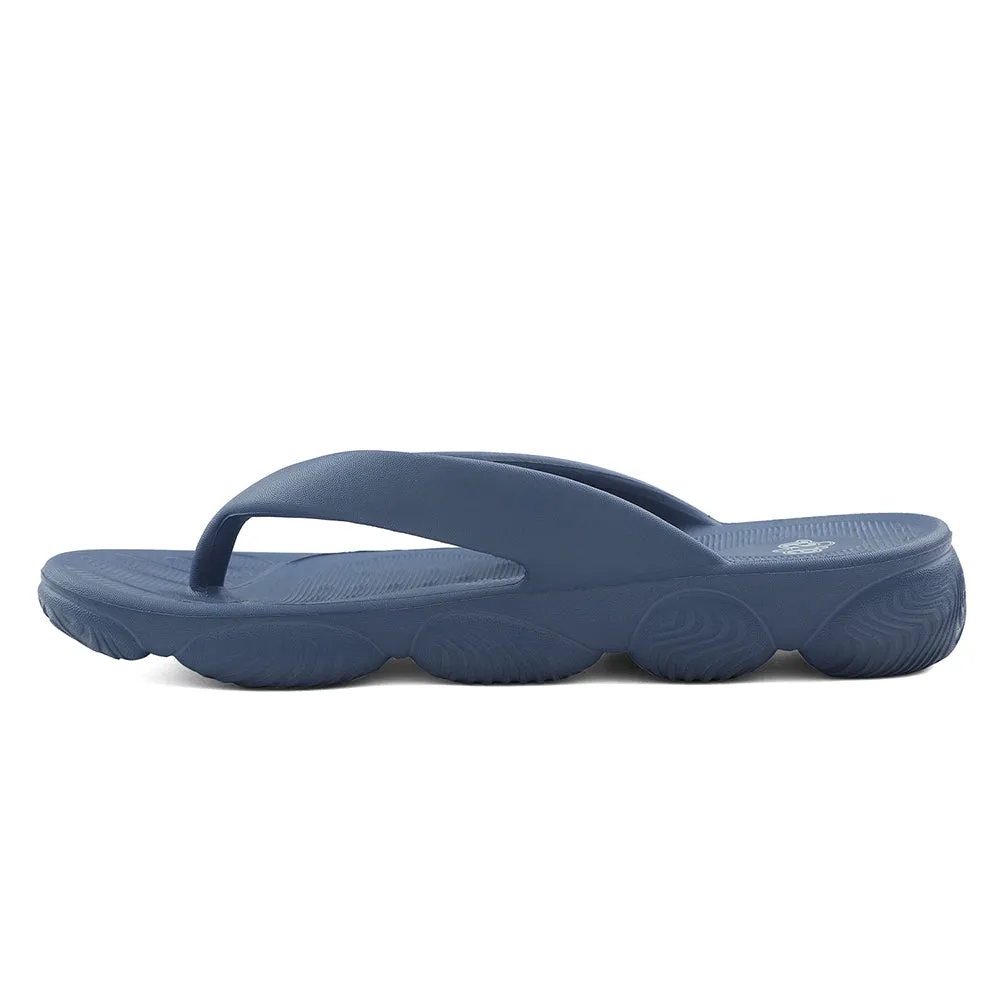 Wet Grip Silent Walk A-HA Blue Casual Slipper For Kids BEACHLIGTK By Liberty