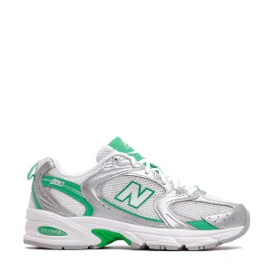 Court Fast New Balance Unisex 530 Silver Metallic Green Apple U530APL
