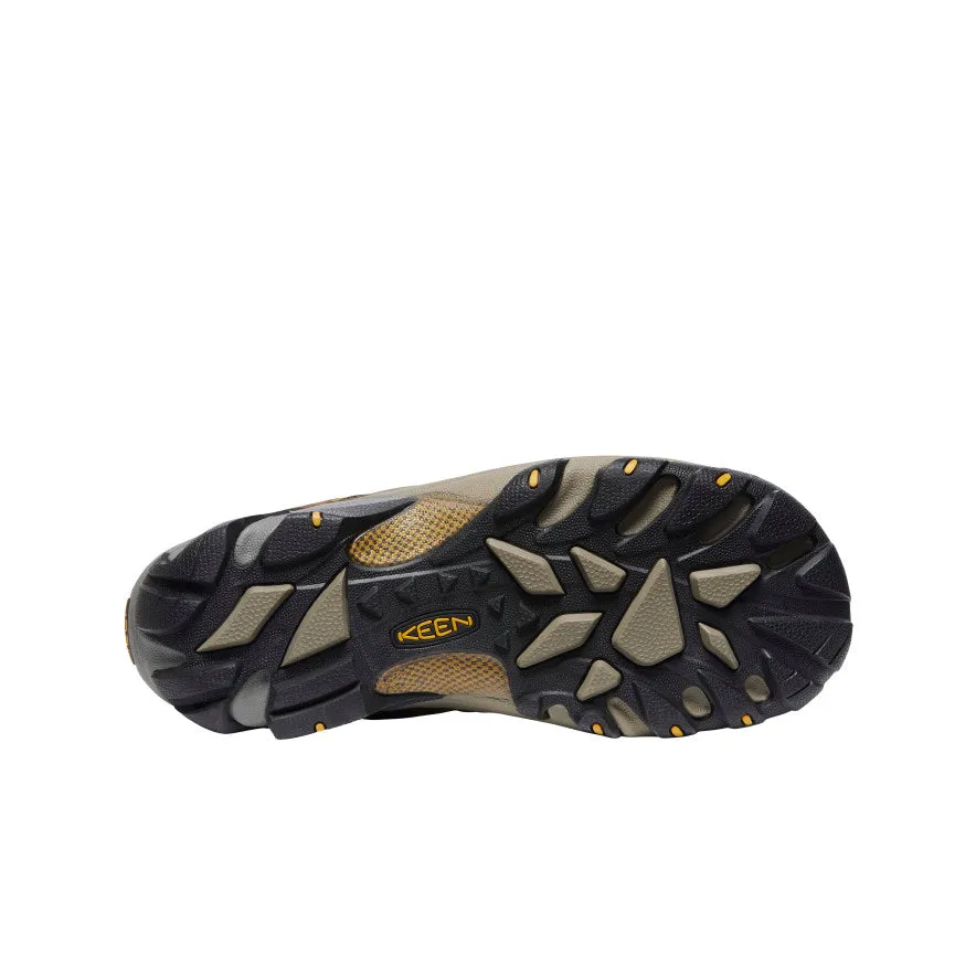 Men's Targhee II Waterproof Wide  |  Cascade Brown/Golden Yellow Mind Ease quick dry