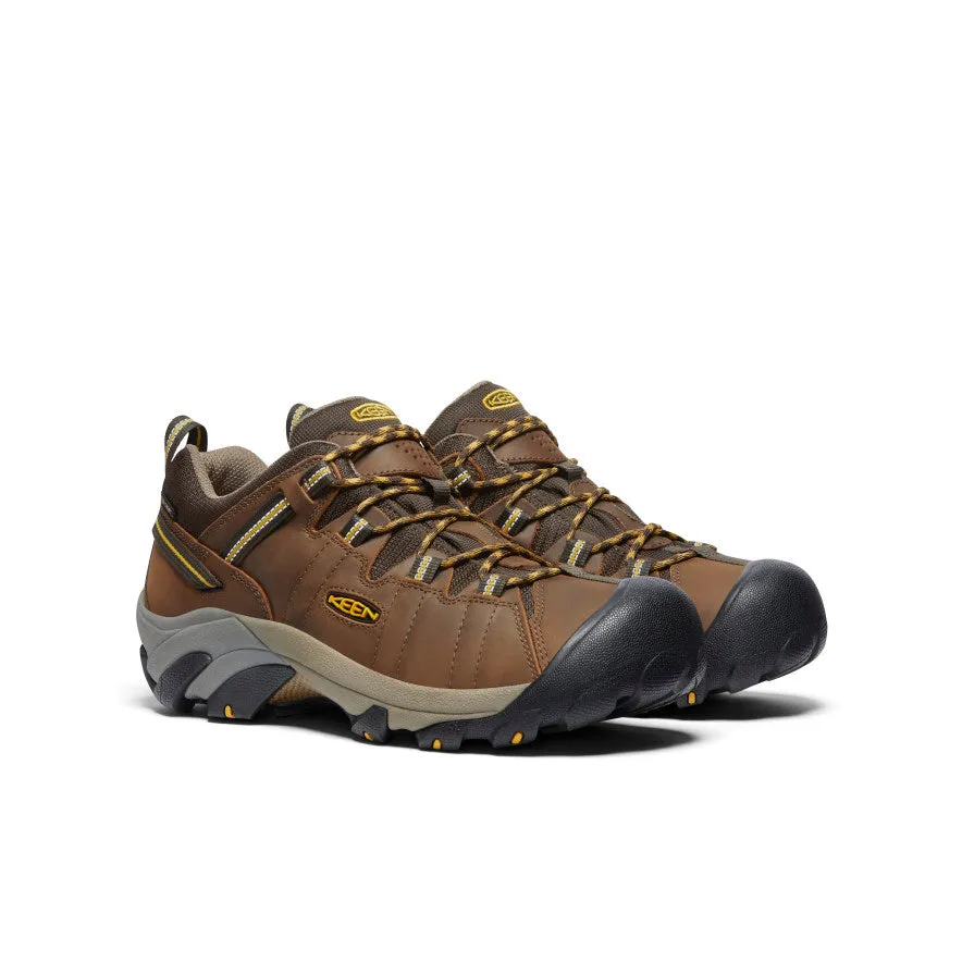 Stretch Mesh HighTop Men's Targhee II Waterproof Wide  |  Cascade Brown/Golden Yellow