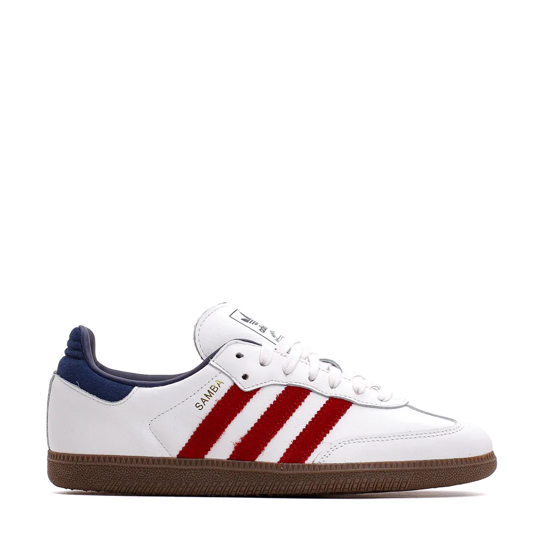 Adidas Men Samba OG White Red Core IH4881 All Terrain Health Focused