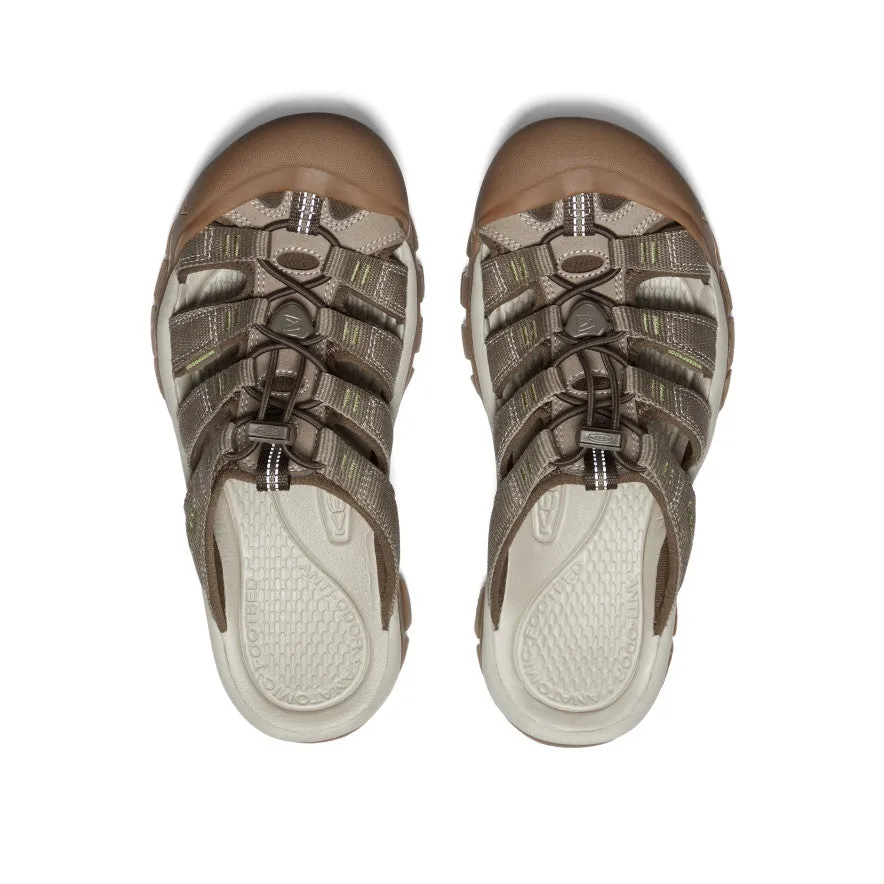 Women's Newport Slide  |  Timberwolf/Tarragon Sustainable Material