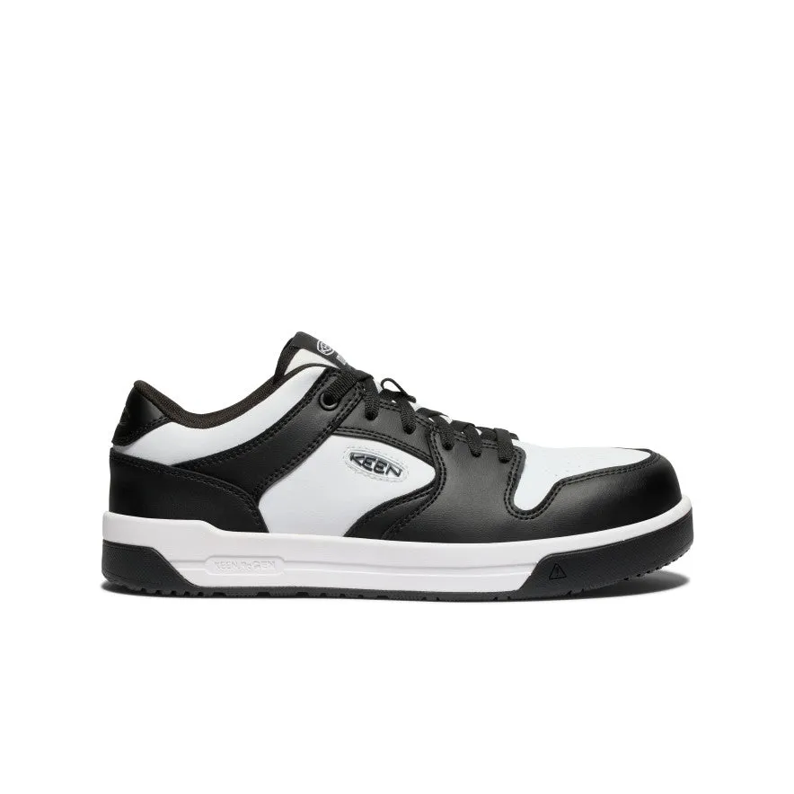 Ultimate Slip-On Breathable Footbed Men's Overton Work Shoe (Carbon Toe)  |  Star White/Black