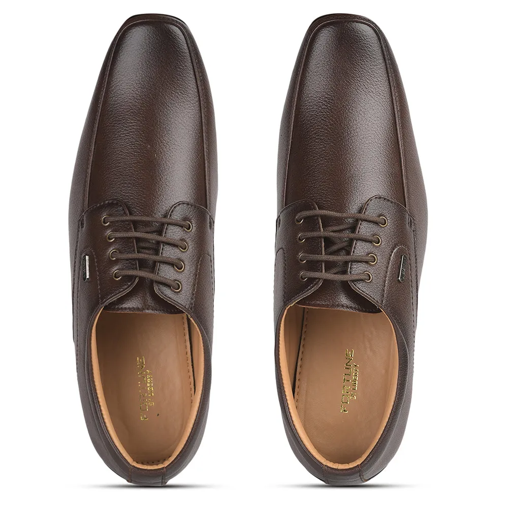 Show Night Dark Hue Fortune (Brown) Formal Lace Up Shoes For Men UVL-35 By Liberty