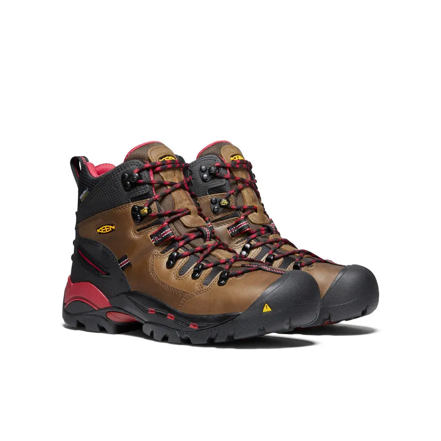 Relaxed Fit Men's Pittsburgh 6" Waterproof Boot (Steel Toe)  |  Bison