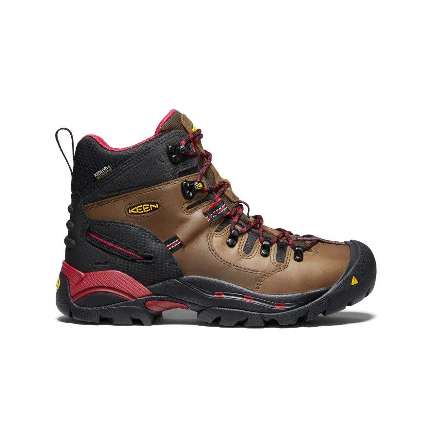 Men's Pittsburgh 6" Waterproof Boot (Steel Toe)  |  Bison Slip Sandals