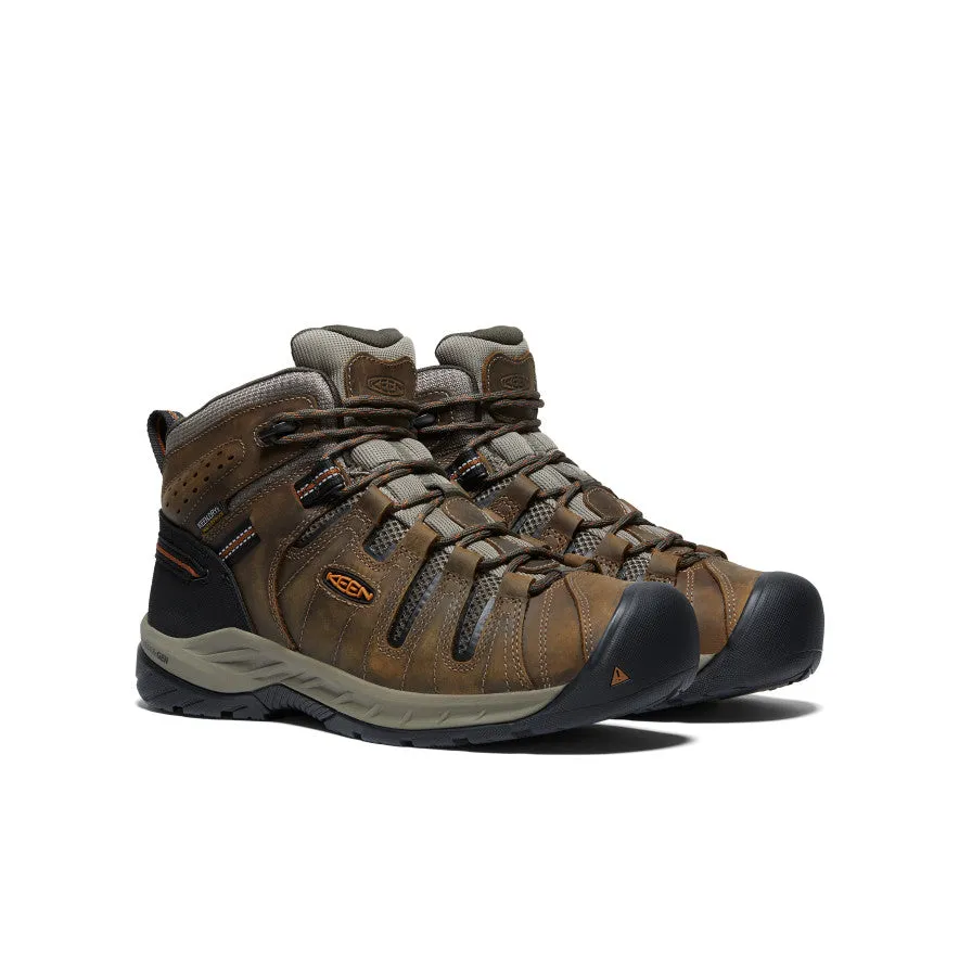 Men's Flint II Waterproof Mid (Soft Toe)  |  Black Olive/Brindle Easygoing Fit