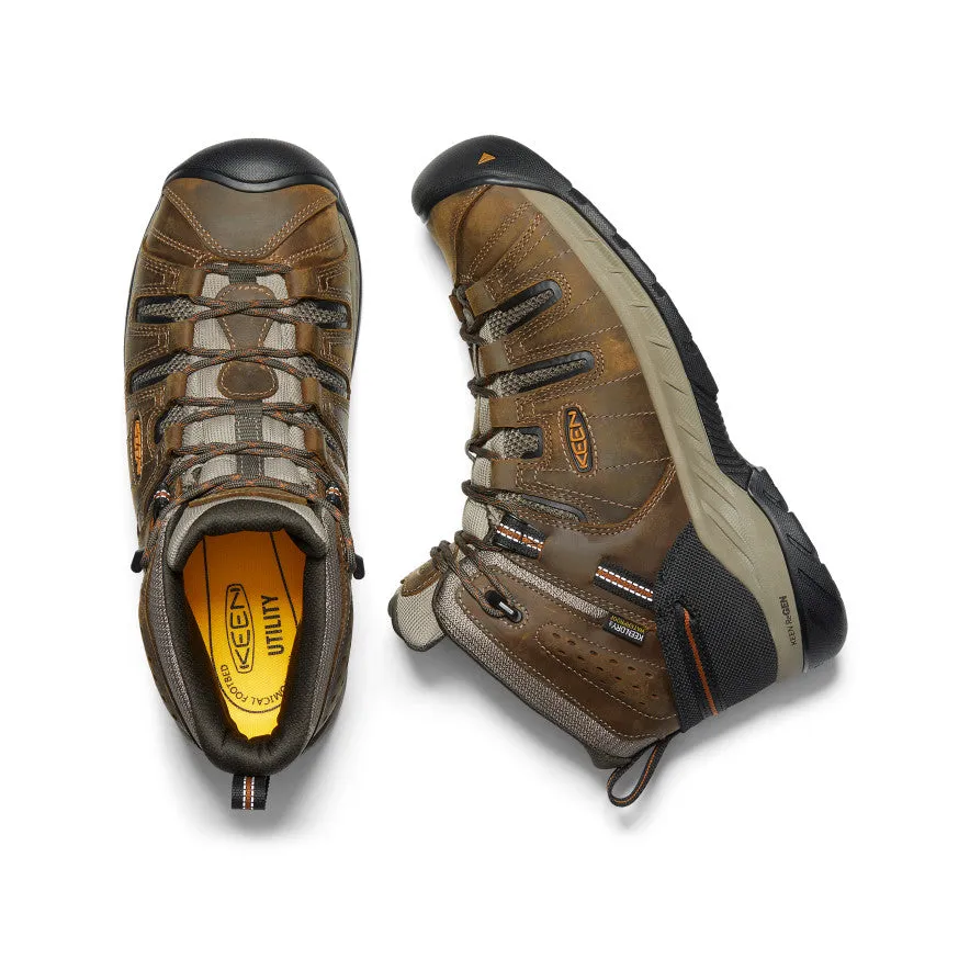 Men's Flint II Waterproof Mid (Soft Toe)  |  Black Olive/Brindle Queen Fit