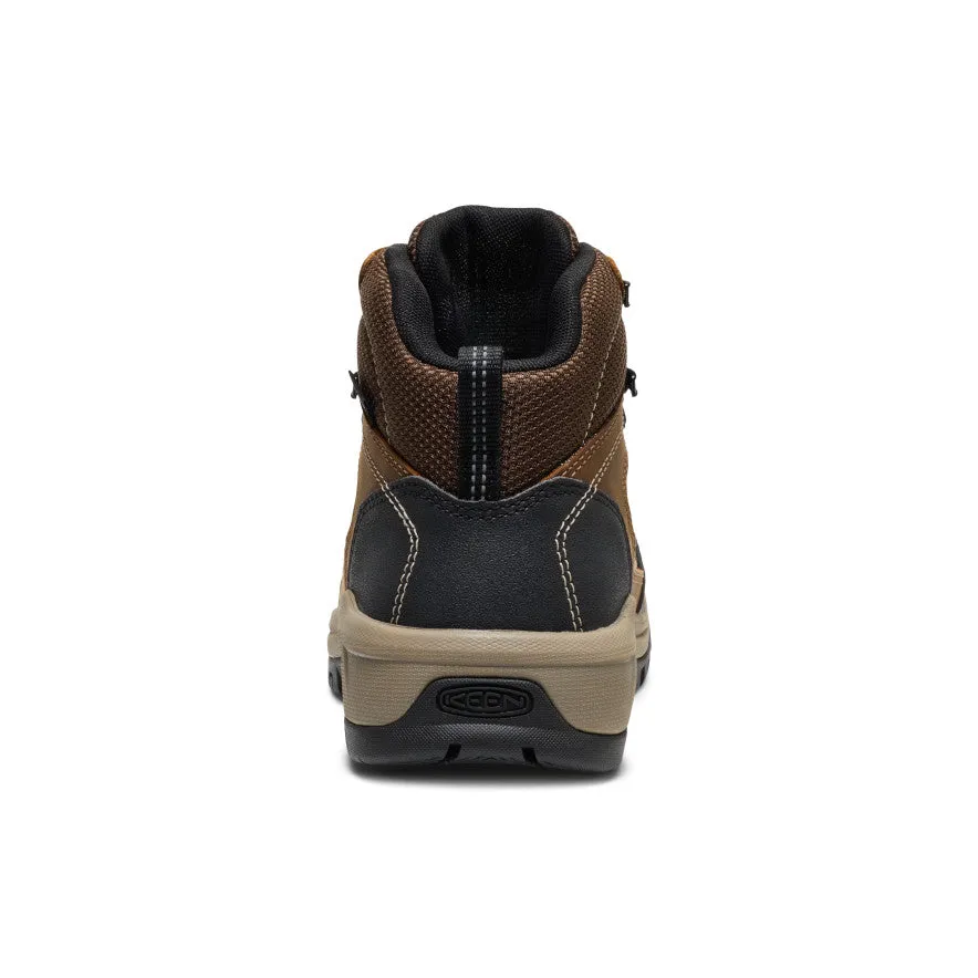 Women's Skokie Waterproof Work Boot (Soft Toe)  |  Bison/Black Grip Hold Street Cool