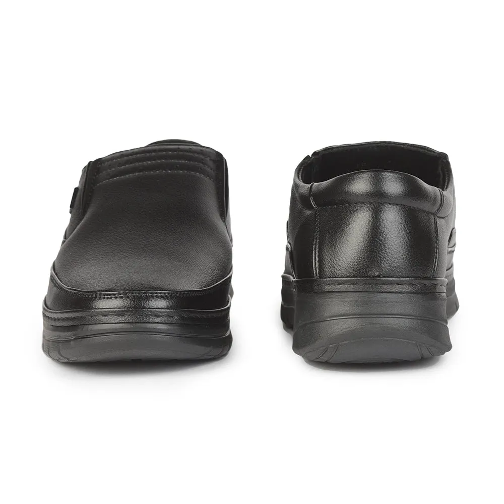 Fortune (Black) Formal Slip on Shoes For Men ER-34 By Liberty Trust Fit