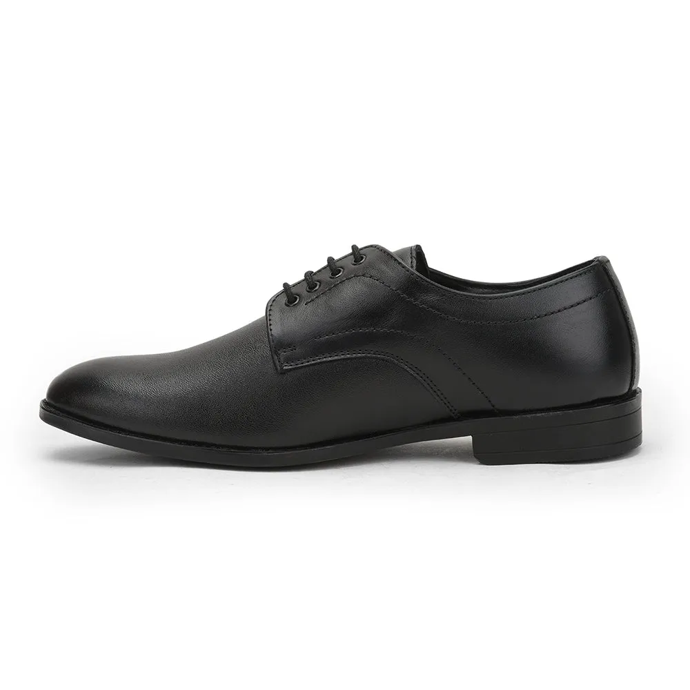 Fortune (Black) Formal Lace Up Derby Shoes For Men HOL-109 By Liberty hypoallergenic High Rise