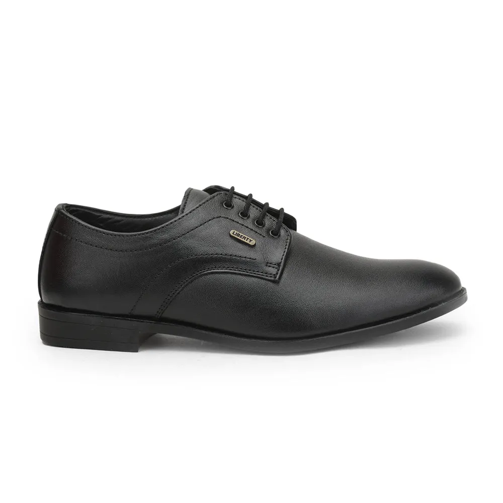 Fortune (Black) Formal Lace Up Derby Shoes For Men HOL-109 By Liberty Smart Shade Japan Line