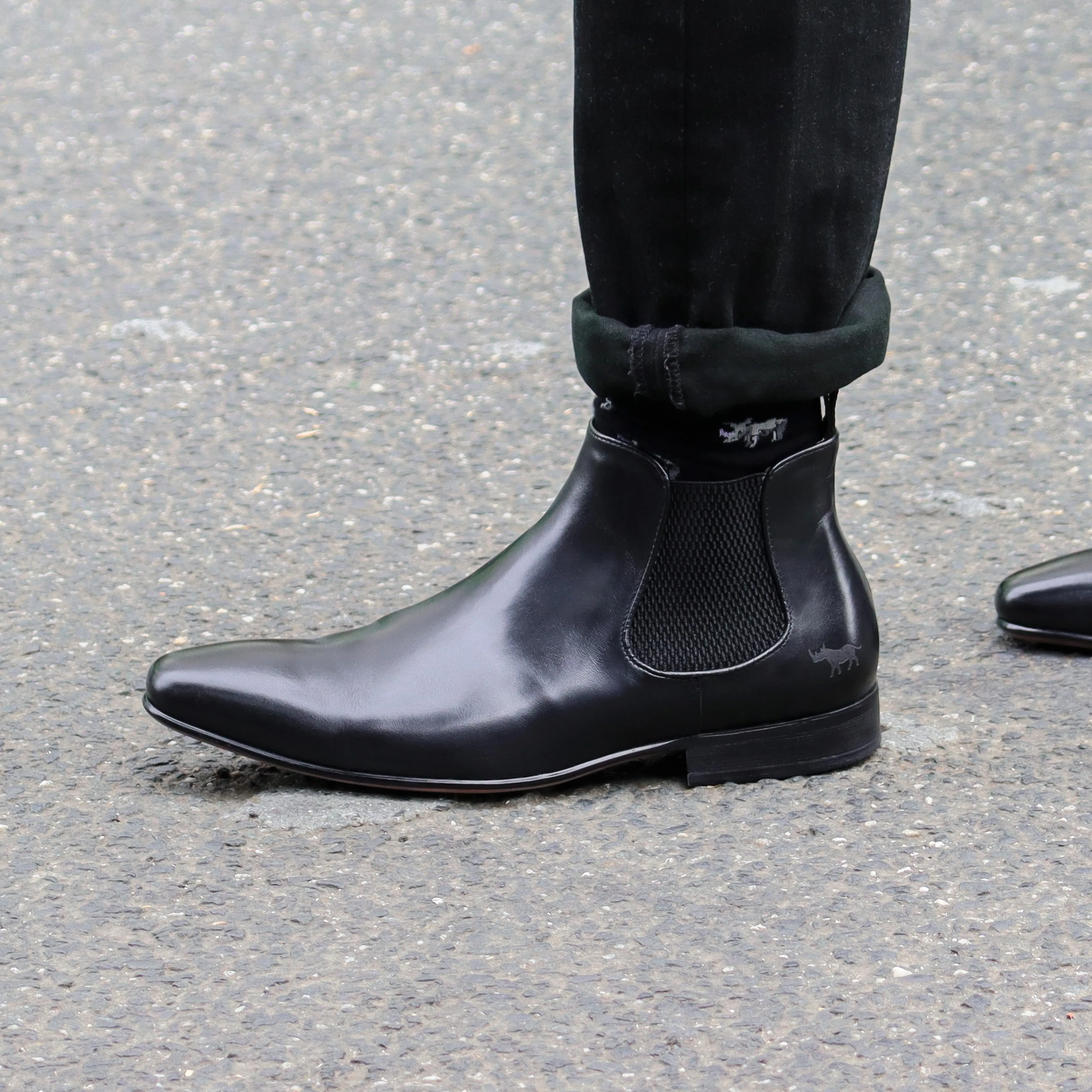 Ajax Chelsea Boots Black Special Fit