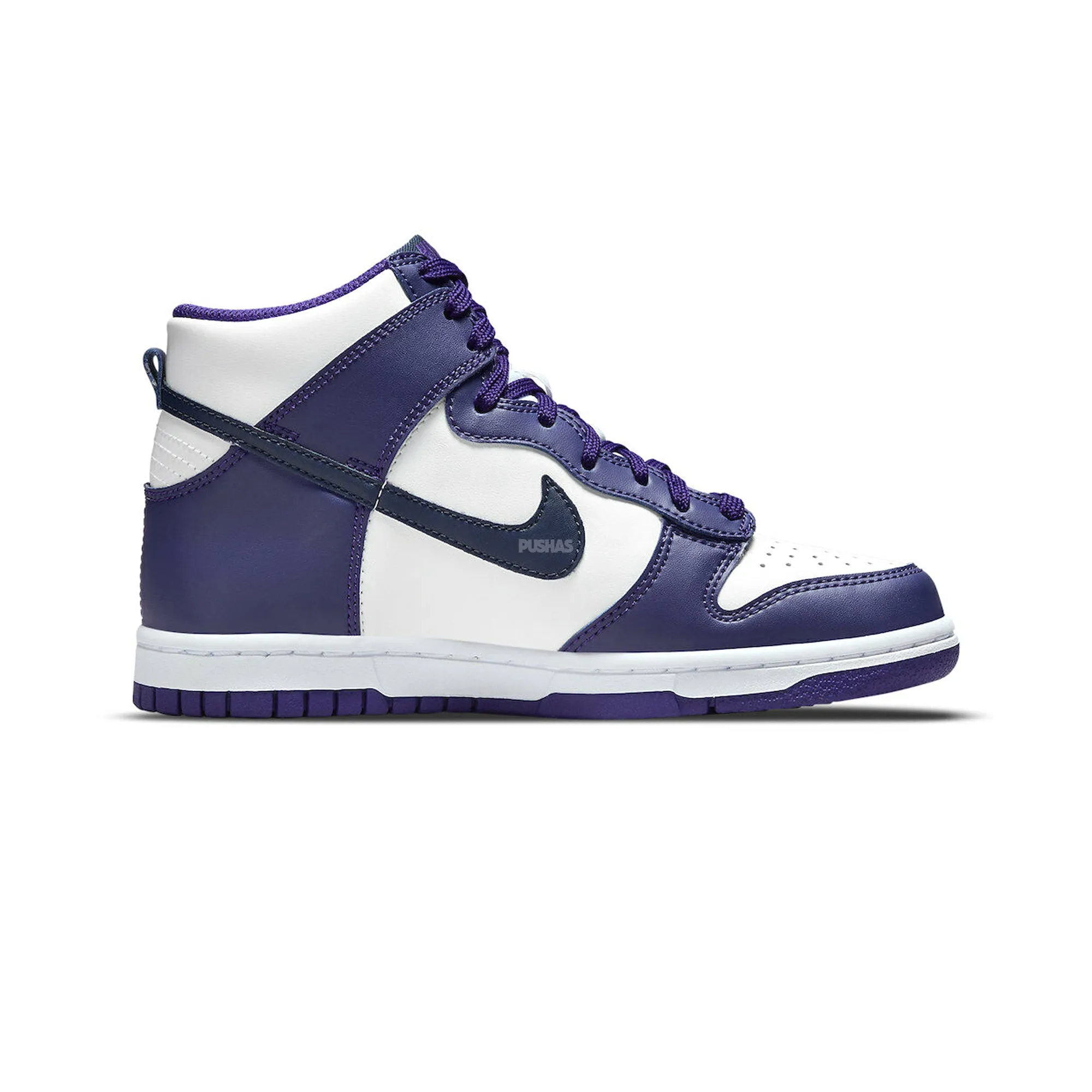 Photo Glam Energy Rise Nike Dunk High 'Electro Purple Midnight Navy' GS (2021)