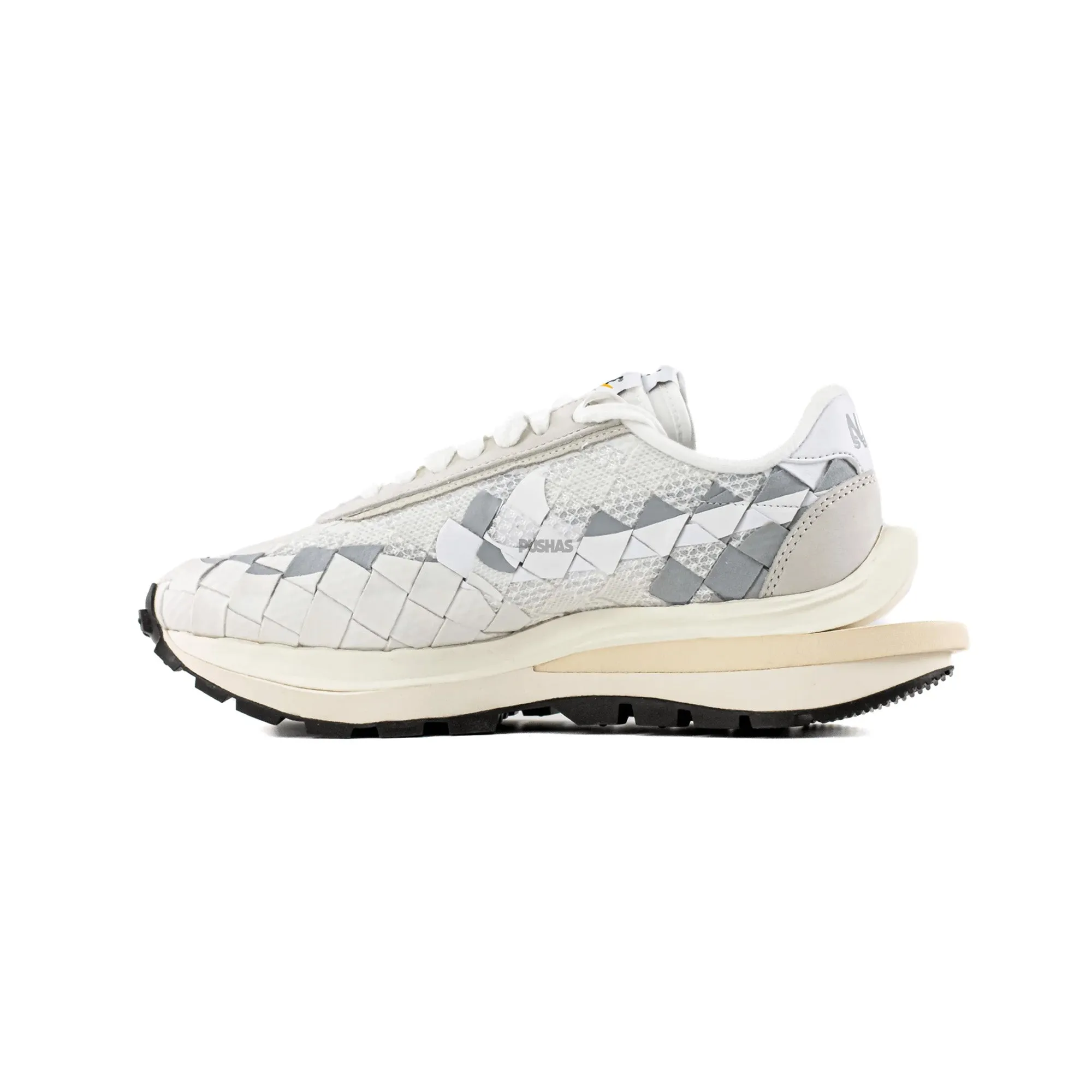 Nike VaporWaffle Woven x Sacai x Jean Paul Gaultier 'White' (2023) Peace Step Cushioned Base Busy Professionals