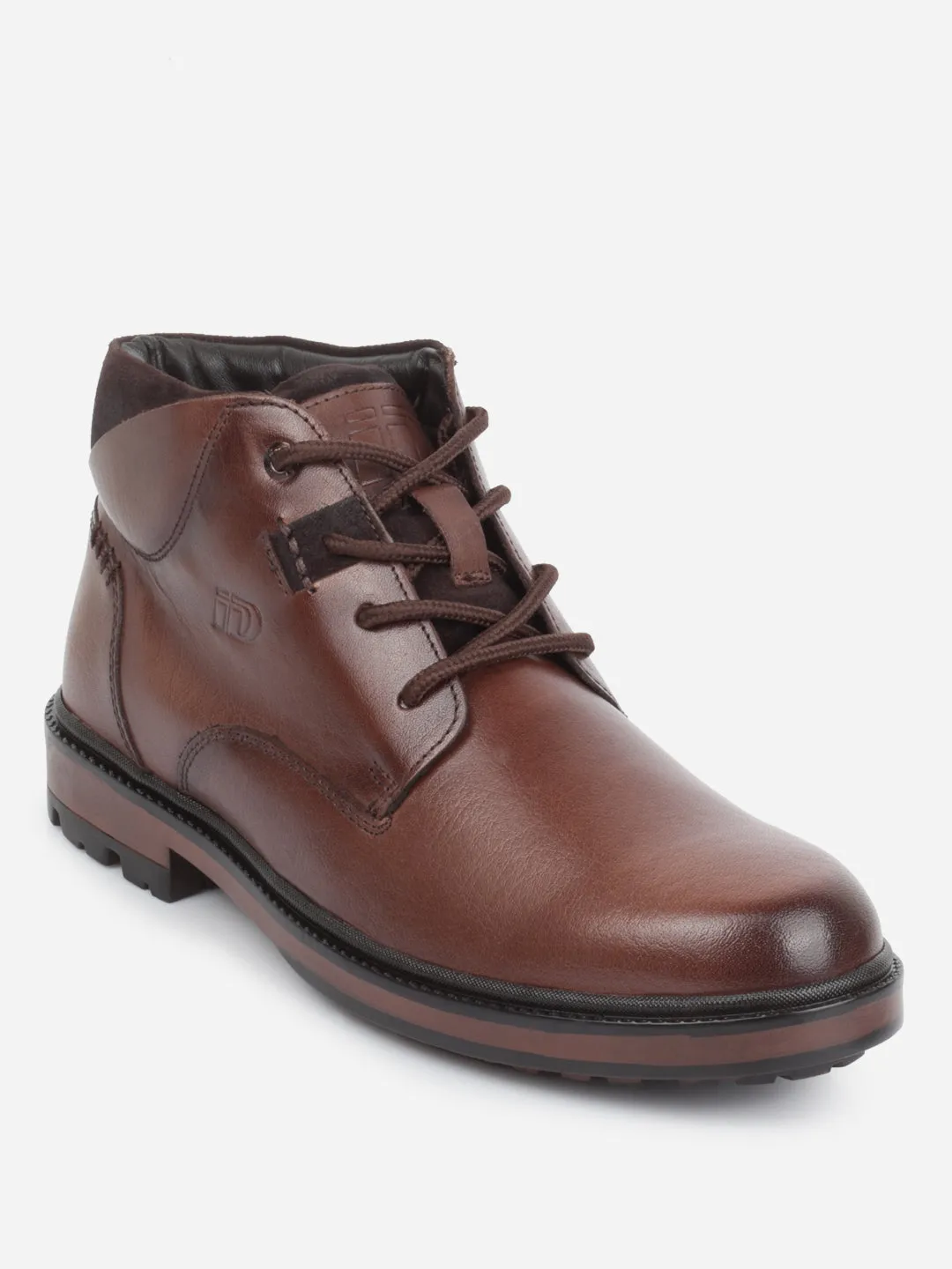 Men's Brown Round Toe Casual Boot (ID1182) Bold Neon