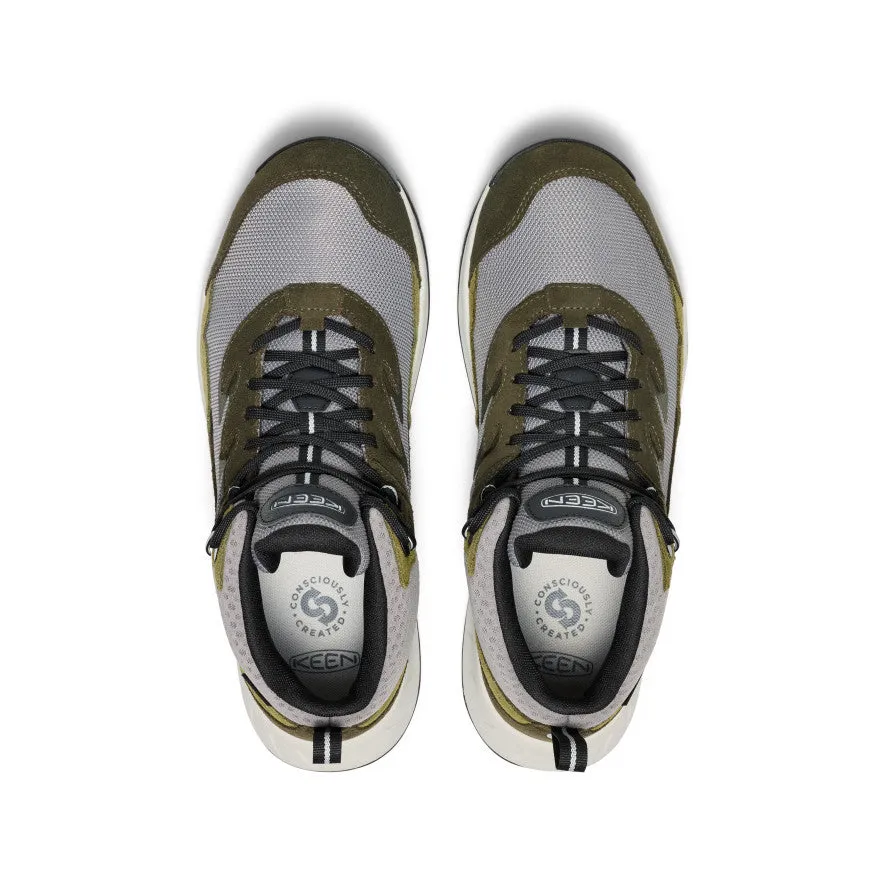 Eco Friendly Backpacking Trip Smooth ride Men's Hightrail Waterproof Hiking Boot  |  Steel Grey/Forest Night