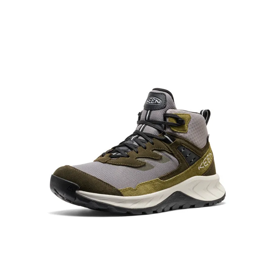 Indoor Comfort Men's Hightrail Waterproof Hiking Boot  |  Steel Grey/Forest Night