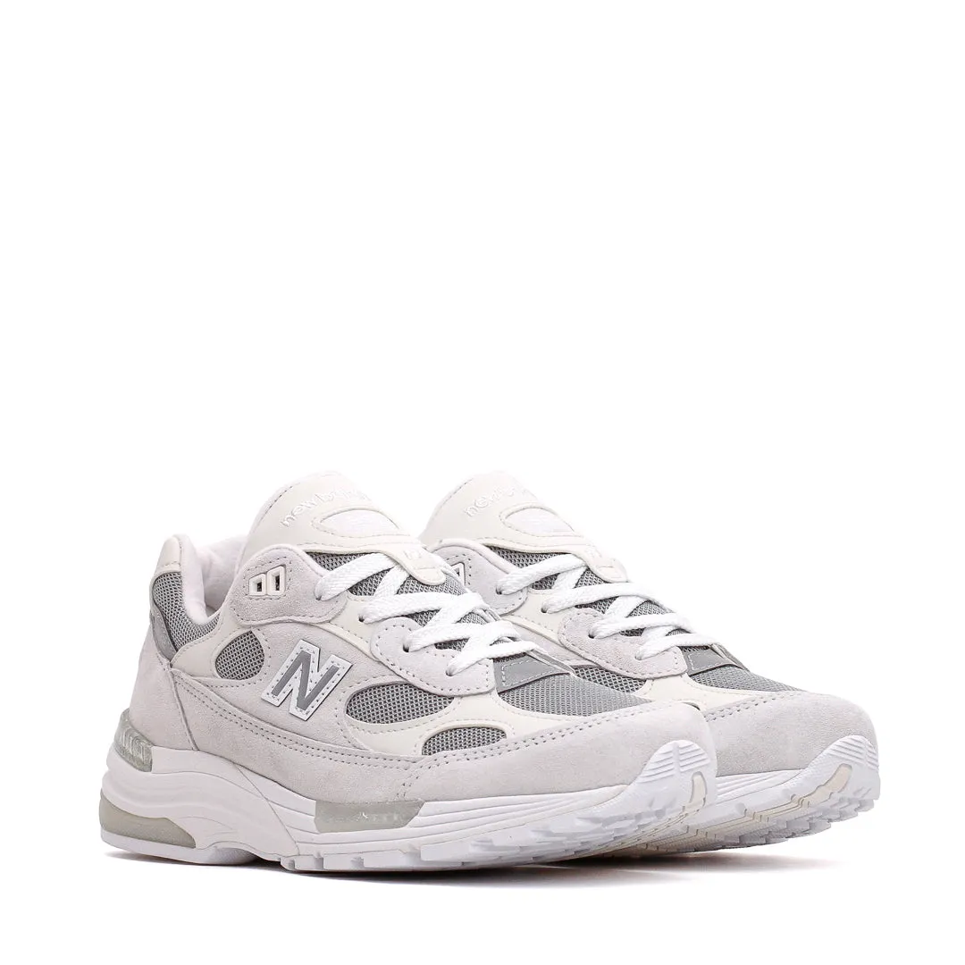 Metal Edge New Balance Unisex Made in USA 992 White Reflection U992NC