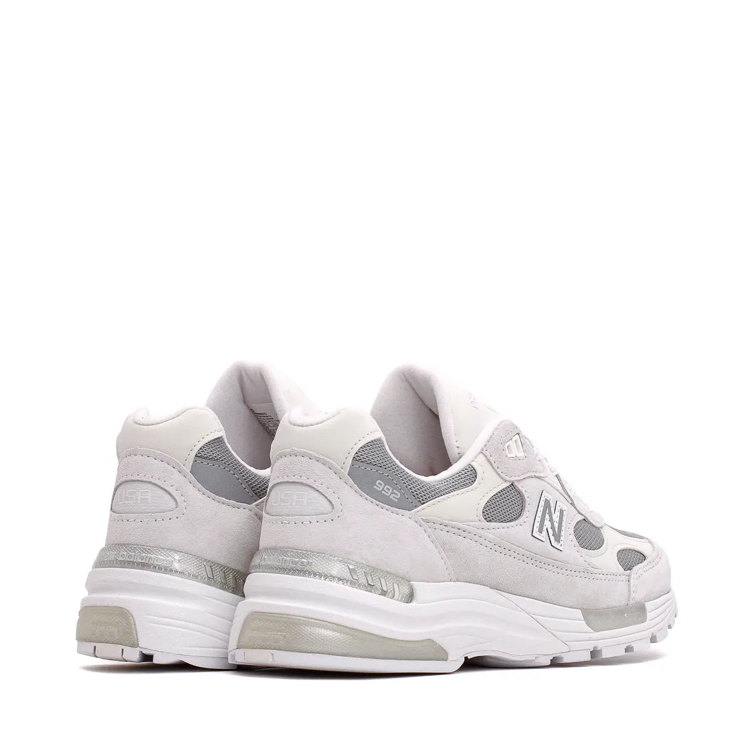 Family Fit Style Goal New Balance Unisex Made in USA 992 White Reflection U992NC