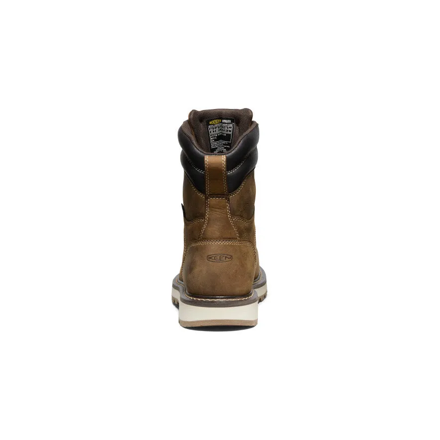 Men's Cincinnati 8" Waterproof 90 Heel Boot (Carbon Toe)  |  Belgian/Sandshell Easygoing Style Stylish Features