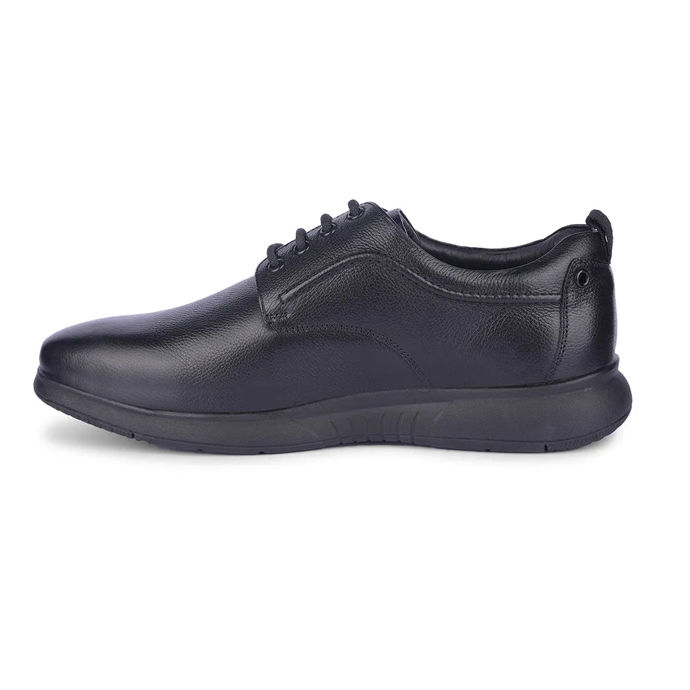 Healers By Liberty Mens OSL-42 Black Formal Lacing Shoes Winter Guard Elegant Footwear