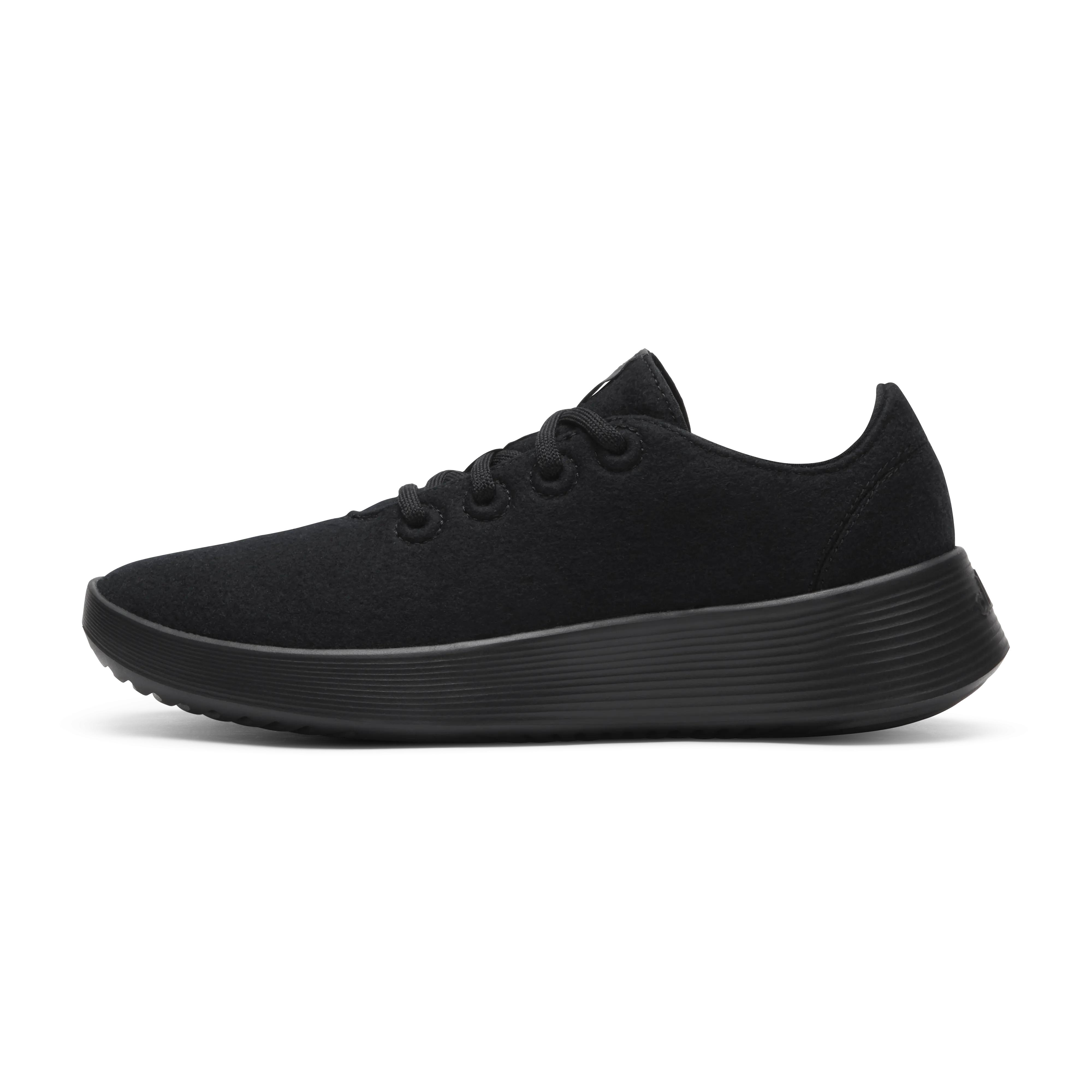 Women's Wool Runner Go - Natural Black (Natural Black Sole) Stretch Knit Upper Precision Edge Design