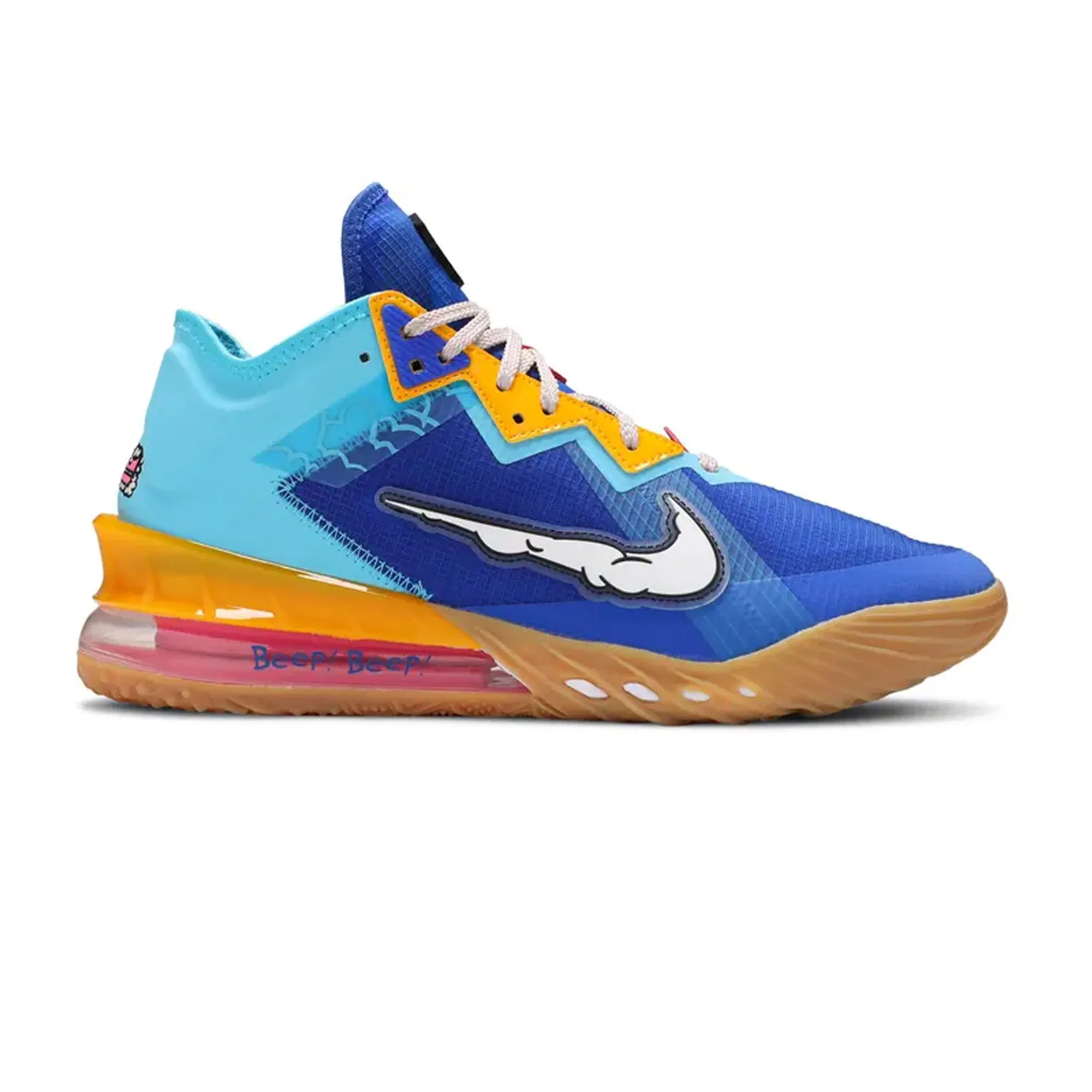Light Step Nike LeBron 18 Low 'Wile E. vs Roadrunner Space Jam' (2021)