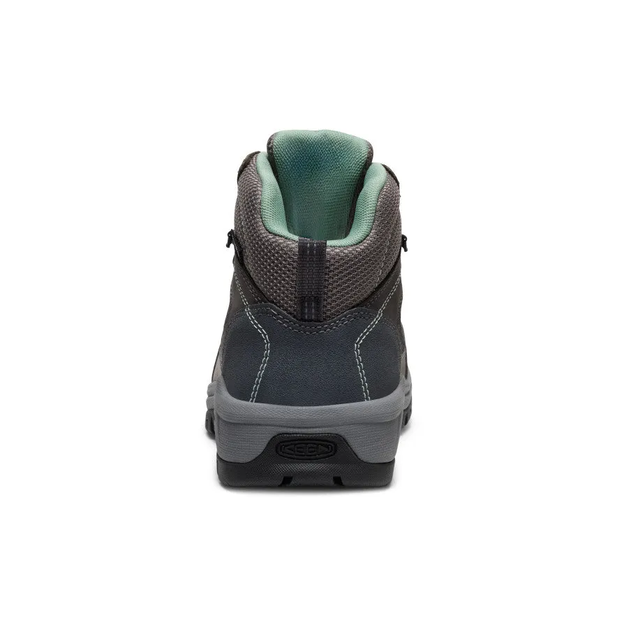 Athletic Design Women's Skokie Waterproof Work Boot (Carbon Toe)  |  Magnet/Black