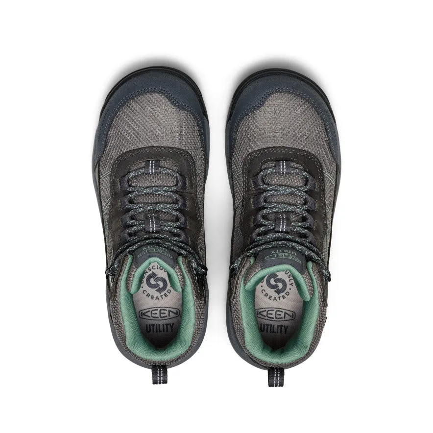 Women's Skokie Waterproof Work Boot (Carbon Toe)  |  Magnet/Black Reinforced Edges Indoor Use