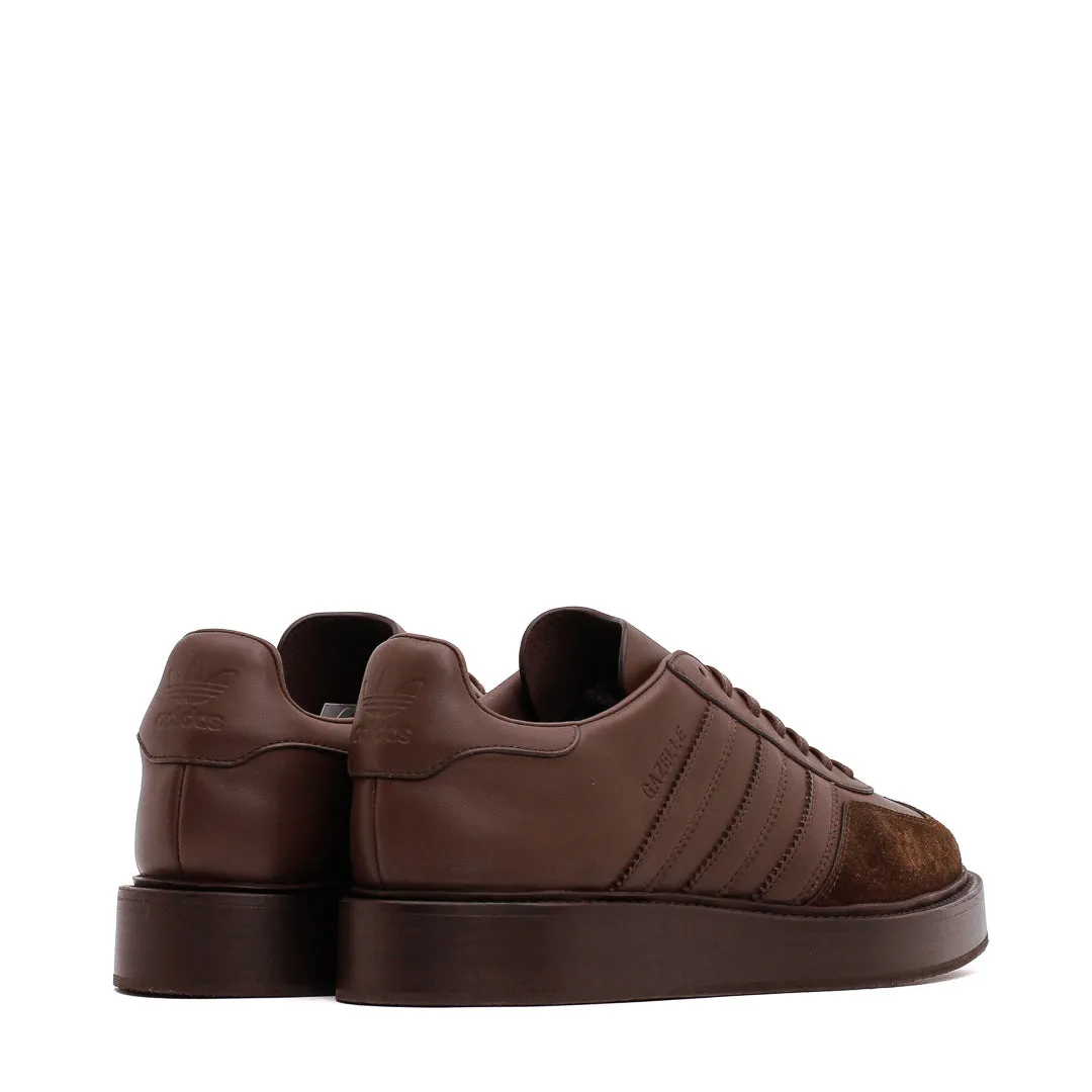 Beauty Walk Viral Pop Adidas Men Gazelle Indoor Made in Italy Brown JI3938
