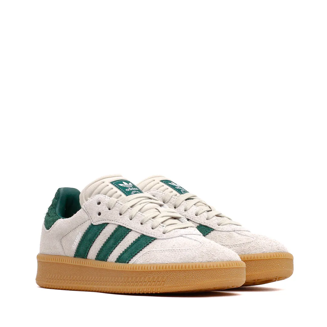 Calm Mood Adidas Men Samba XLG Putty Grey Collegiate Green JI3197