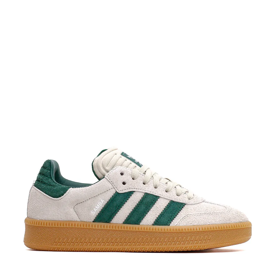 Low Top Comfort Cushion Adidas Men Samba XLG Putty Grey Collegiate Green JI3197