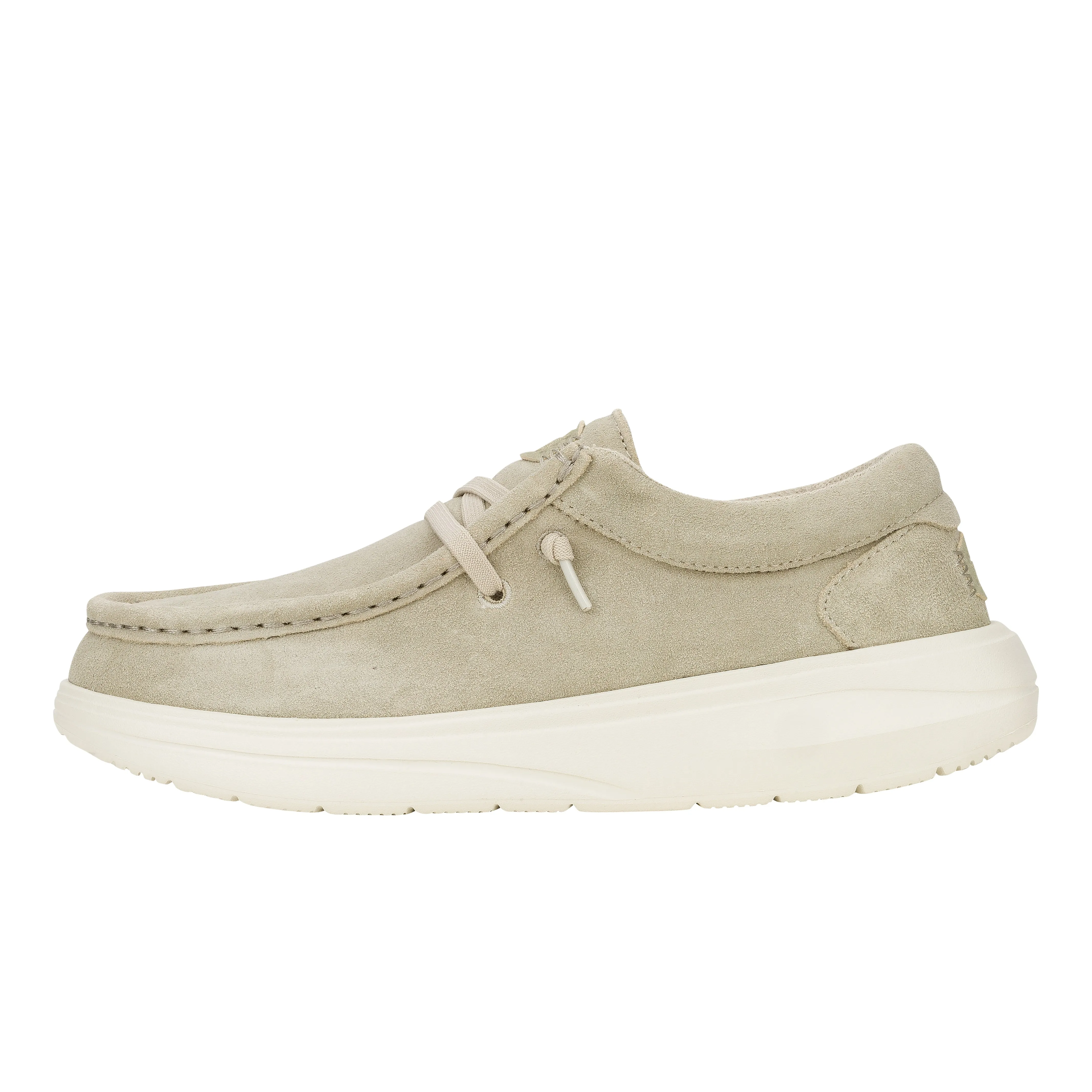 Brave Walk Wendy Comf Suede - Stone Grey/Silver Birch